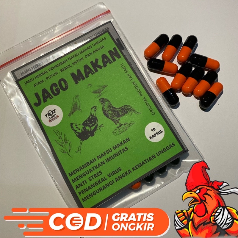 JAGO MAKAN JAMU PENAMBAH NAFSU MAKAN PENGGEMUK AYAM PALING TOP DAN MANJUR HERBAL PILIHAN ASLI NUSANT