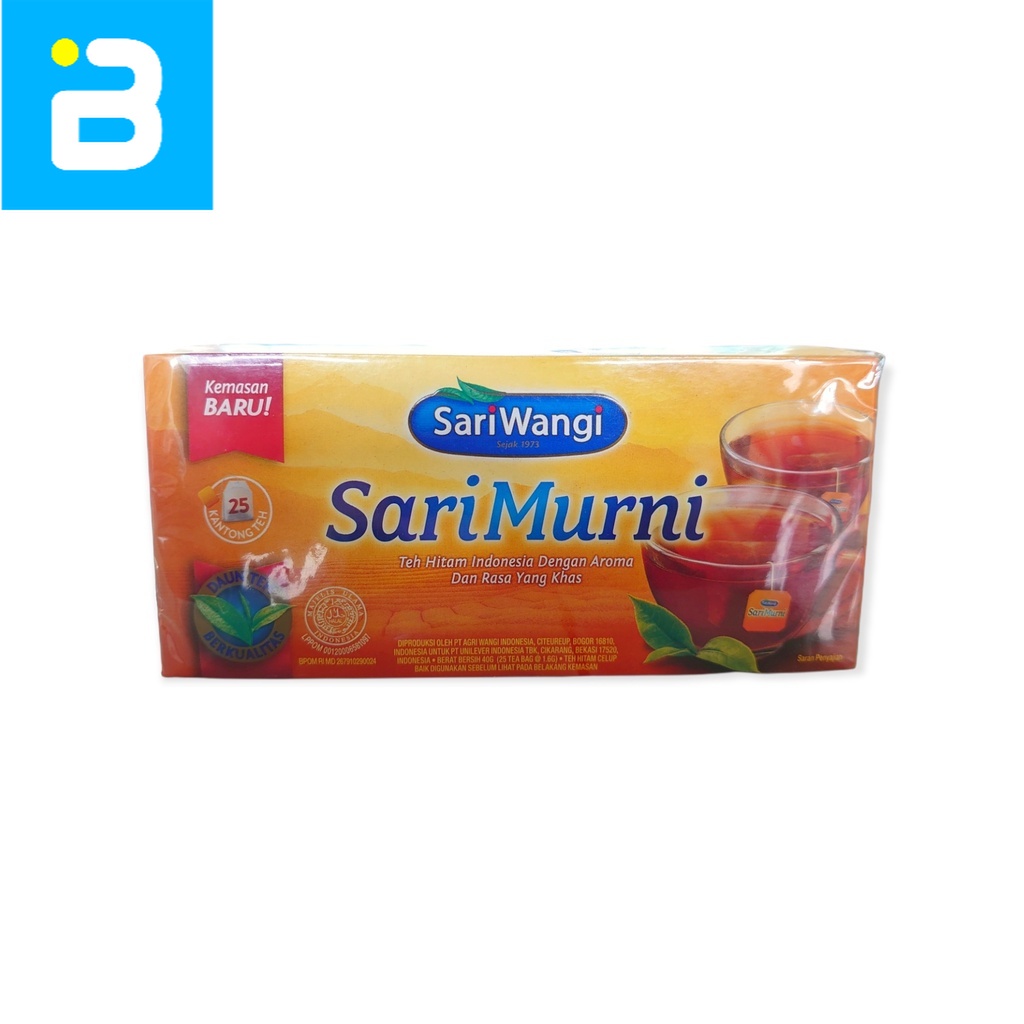 

Teh Sari Wangi Sari Murni 25 Kantong x 1,6g