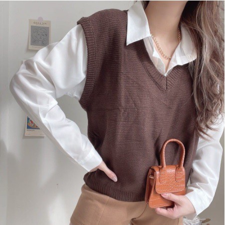 Olla Basic Vest Knit / Rompi Rajut