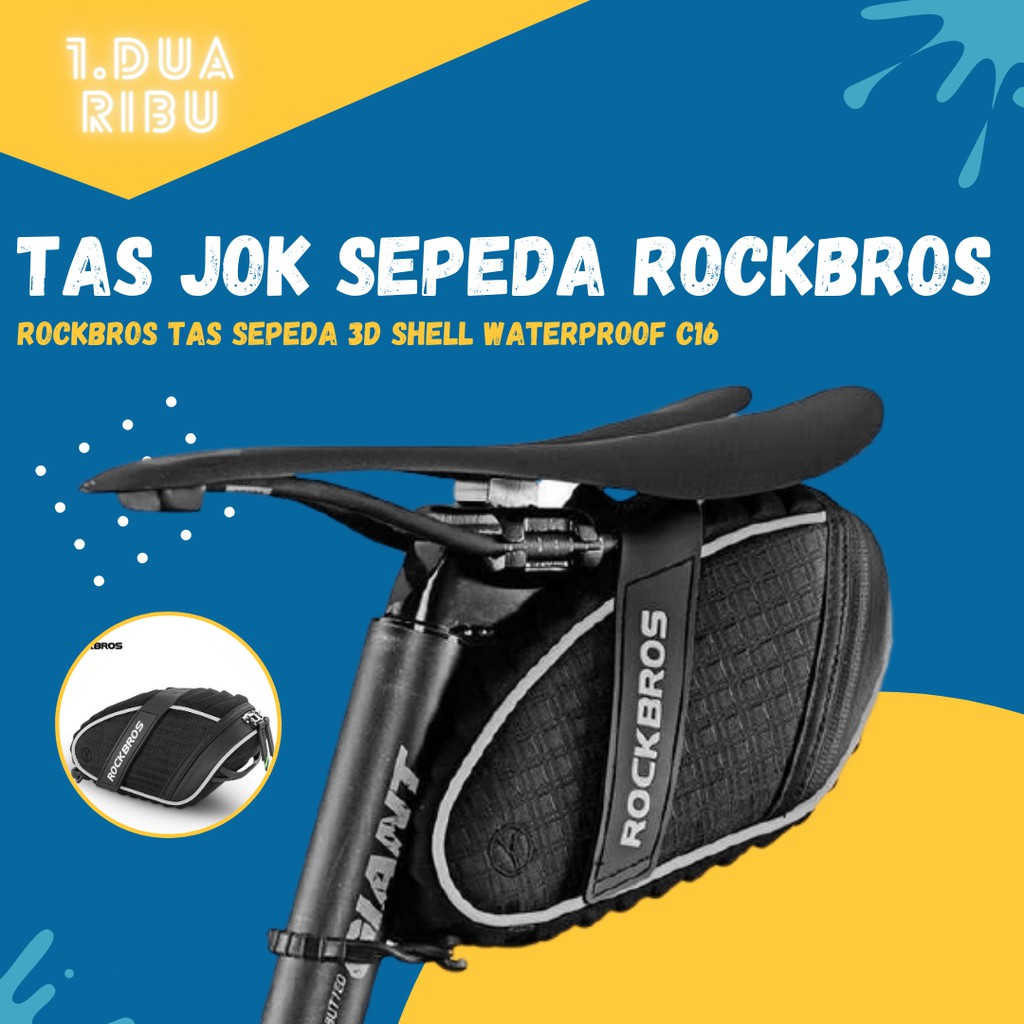 Tas Jok Sepeda ROCKBROS | Tas Sepeda 3D Shell Waterproof C16