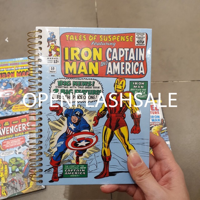 MARVEL Notebook buku tulis karakter komik avenger