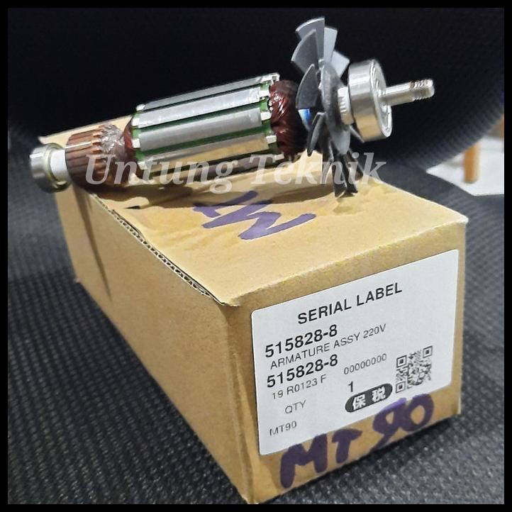 Armature Original Gerinda Maktec Mt 90 Dan Mt 91A - Spare Part Angker