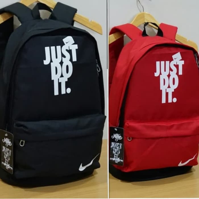 PROMO Murah tas ransel pria wanita / tas punggung /tas sekolah / tas laptop nike - Hitam ,