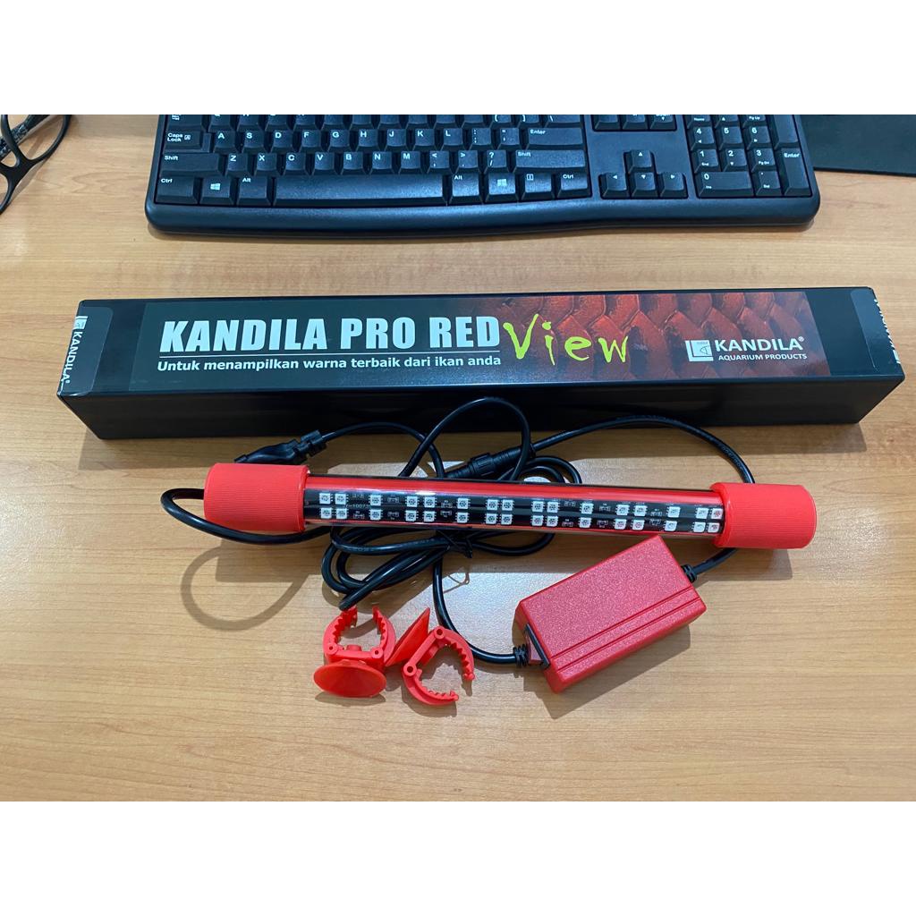 KANDILA PRO RED VIEW SERIES 400 40CM 8W LAMPU AQUARIUM