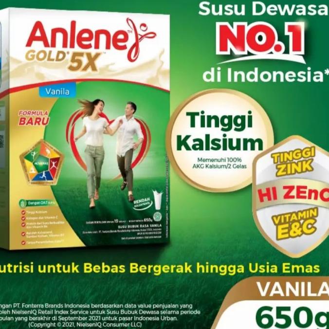

[COD] Anline gold 5x kemasan baru vanila 650 gram [COD]