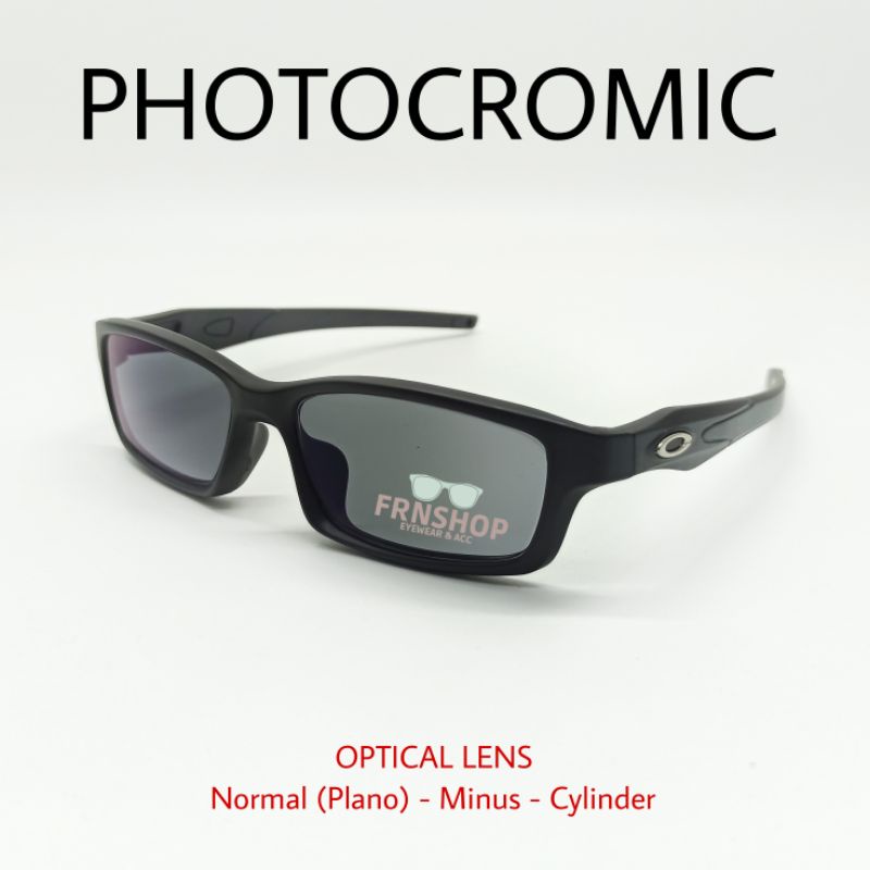 frame kacamata pria sporty lensa Photocromic / kacamata minus pria / kacamata minus photocromic blue