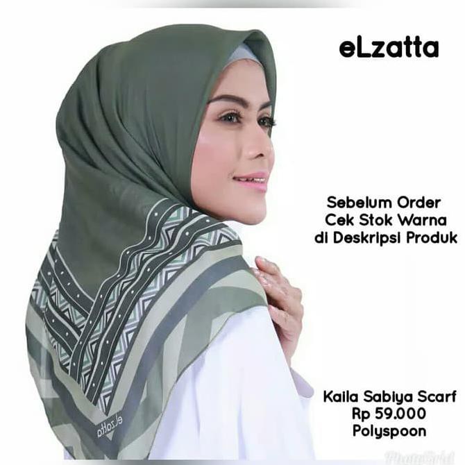 ✨ TERHEMAT JILBAB SEGI EMPAT SYARI✨ HIJAB JILBAB KERUDUNG SEGI EMPAT KAILA SABIYA SCARF ELZATTA