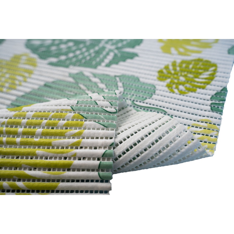 Tikar dapur bersih Lebar = 65cm - Hijau Daun,  Busa PVC Kamar Mandi, Anti Slip, Keset Pintu-2