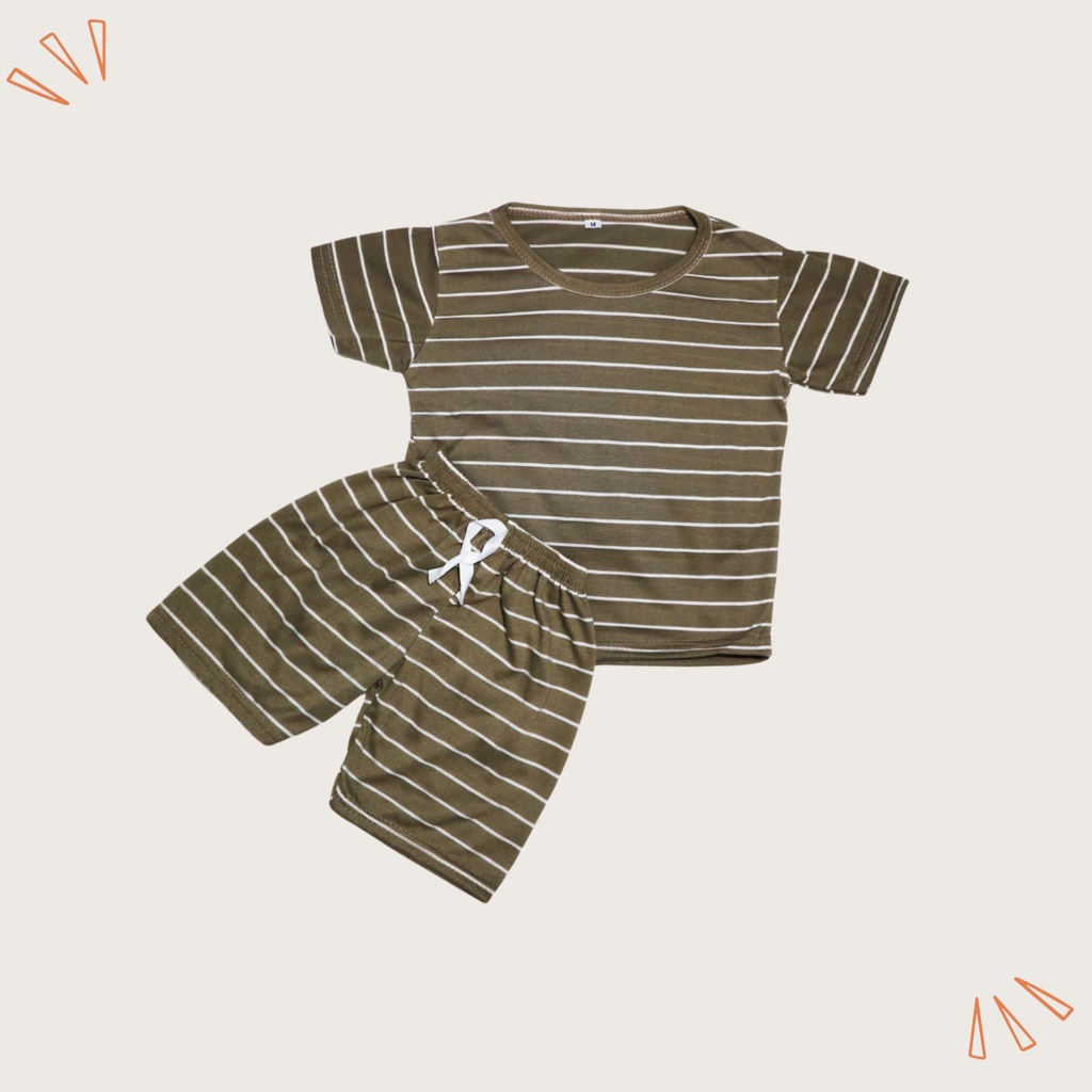 BabynKids - Setelan Anak Laki Laki / Setelan Salur Anak Unisex / Setelan Anak Perempuan / Setelan Harian Anak / Setelan Anak usia 0 - 5 tahun