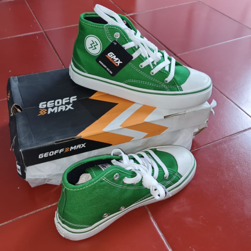 (NEW MINUS) Sepatu Unisex TIMELESS HIGH GREEN FOREST (36) Original | Geoff Max