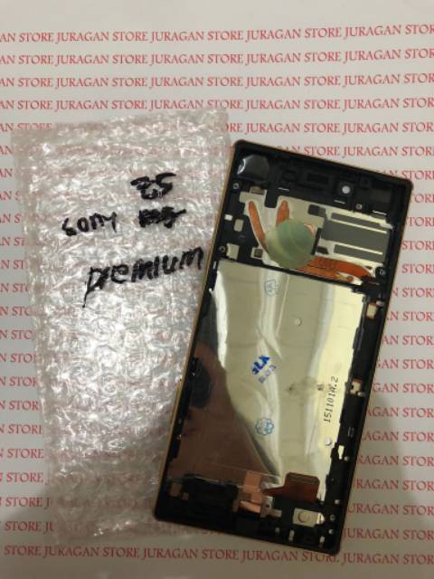 LCD TOUCHSCREEN SONY XPERIA Z5 PREMIUM E6883 E6853 PLUS FRAME COMPLETE 1SET ORIGINAL