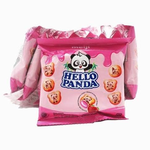 

Star Biskuit Meiji Hello Panda Rasa Strawberry / 1 Pak Isi 10 Pcs / 10Gr Terlaris