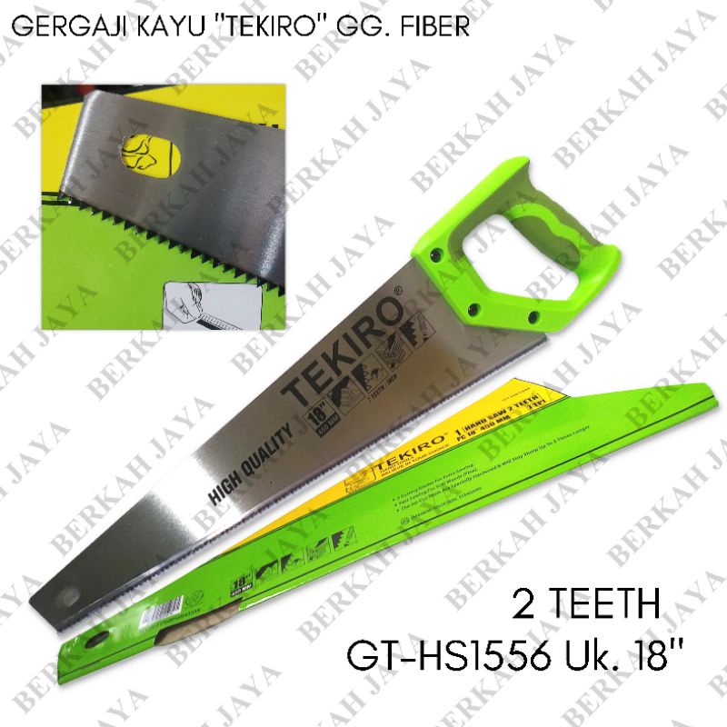 Jual Gergaji Kayu Tekiro Gt Hs Teeth Gagang Tpr Fiber Inch