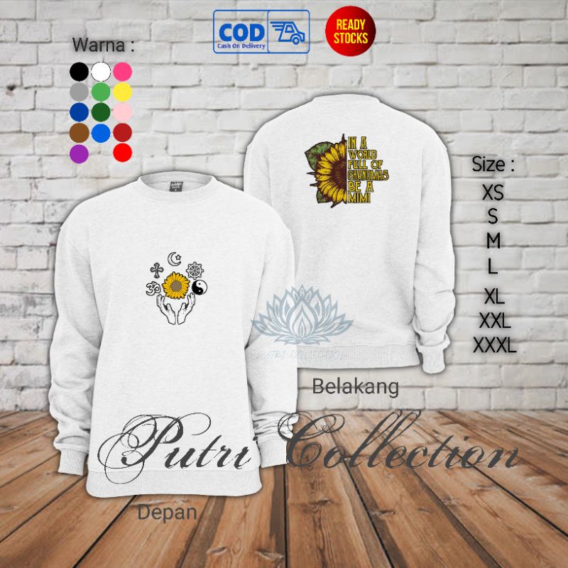 crewneck pluralisme/krunek pluralisme/sweater pluralisme/switer pluralisme dewasa laki-laki
