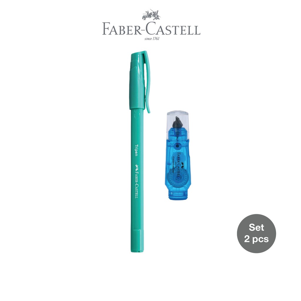 

Faber-Castell Paket Tripen & Correction Tape Mini