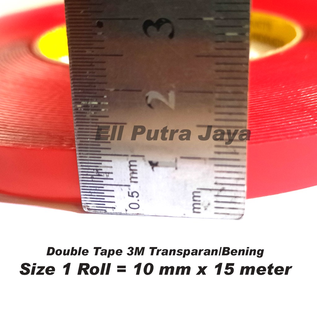 Double Tape 3M Bening / Transparan 10mm x 15mtr