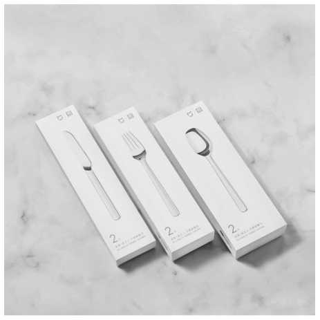 Xiaomi Mijia Zwilling Sendok Spoon Stainless Steel 2 PCS - MJSLRCS01XH