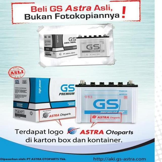 Bs Aki Mobil Toyota Innova Diesel Gs Astra 80d26l Aki Kering 12v