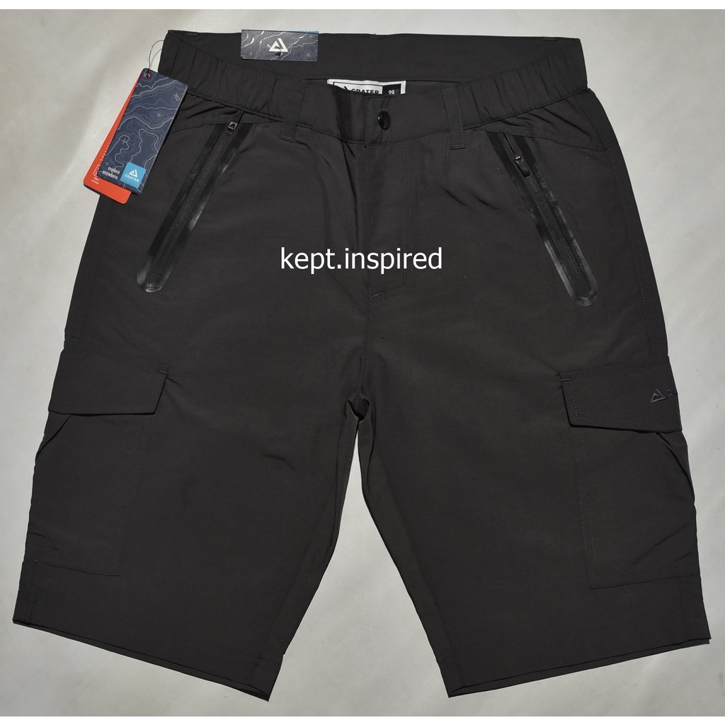 Celana Pendek Pria CRATER Reguler Fit Abu DSQ 02 ORIGINAL