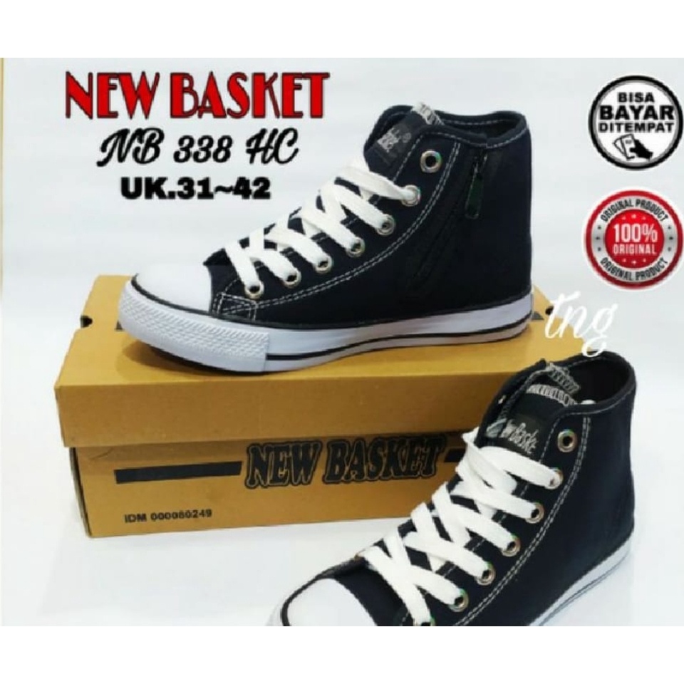 Sepatu Sekolah NEW BASKET 100% ORIGINAL