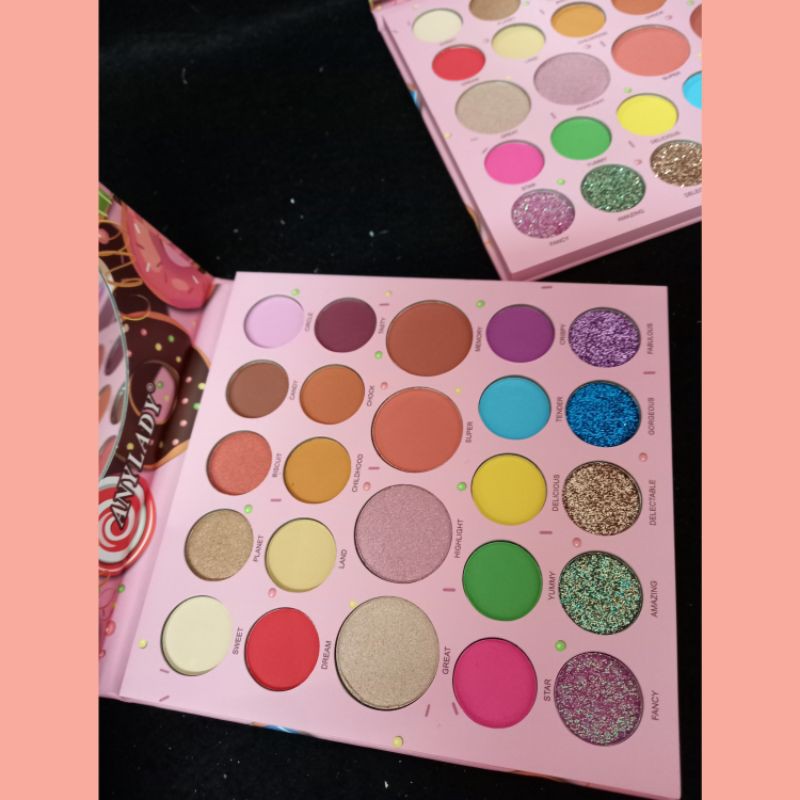 PROMO!!EYESHADOW PALETTE DONUT WORRY BE HAPPY ANY LADY 543