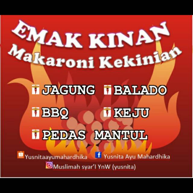 

Emak kinan (makaroni kekinian)