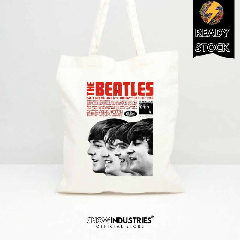 Tote Bag Wanita Pria Kanvas Baby Premium The Beatles