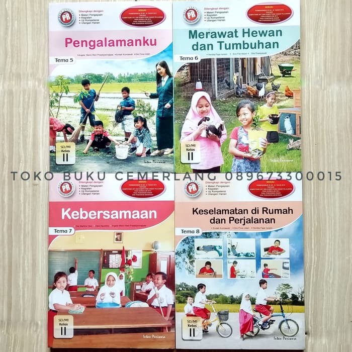 BUKU PR TEMATIK KELAS 2 SD TEMA 5 6 7 8 K13N INTAN PARIWARA BKIL_1622