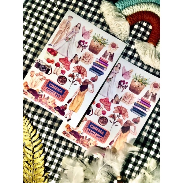 

sticker journal aesthetic sticker journaling stickers aesthetic vintage set sticker set scrapbooking dan hiasan diary notebook sticker vintage journal jurnal untuk deco paper
