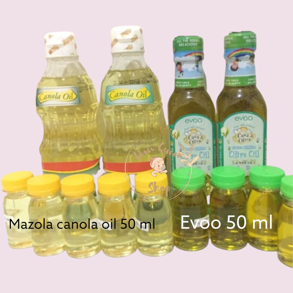 

Casa Di Oliva Extra Virgin Olive Oil 50ml / mazola canola oil 50ml