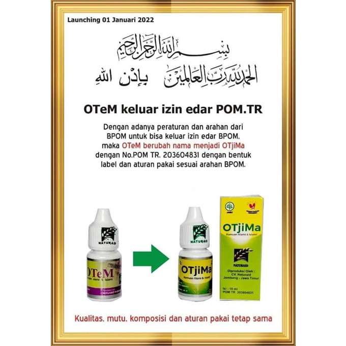 obat tetes mata herbal OTEM Otjima gurah mata minus BPOM TR