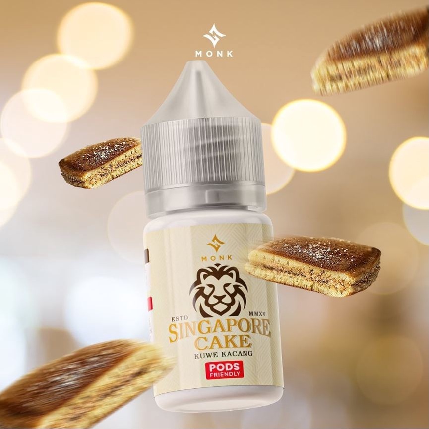 PODS SINGAPORE CAKE KUWE KACANG BY MONK 15MG 30ML