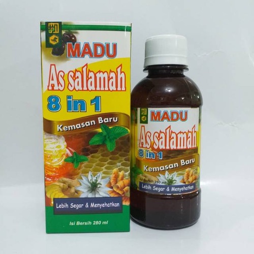 

Madu Assalamah As Salamah 8 in 1 Batuk - Flu - Demam - Stamina / Madu Batuk Herbal Original - 280 gram