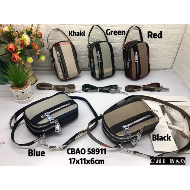 TAS WANITA IMPORT CHIBAO 5891 3in1 JINJING SELEMPANG PINGGANG