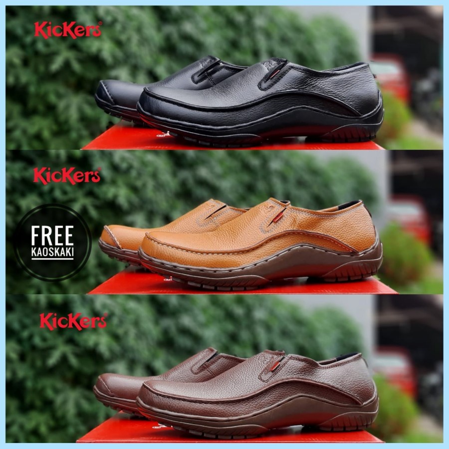 KICKERS 072 - Sepatu Pria Casual Pria Kickers Kulit Asli Sapi Original Sepatu Pria Dewasa Kulit Asli Murah