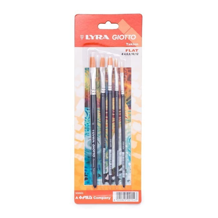 

LYRA BRUSH SE FLAT 04,06,08,10,12 BLUE 569900 BANTEX / KUAS LUKIS