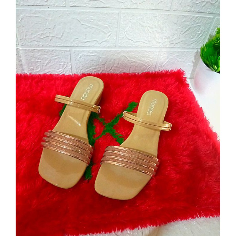 sandal wanita MD hak tahu 3cm W24