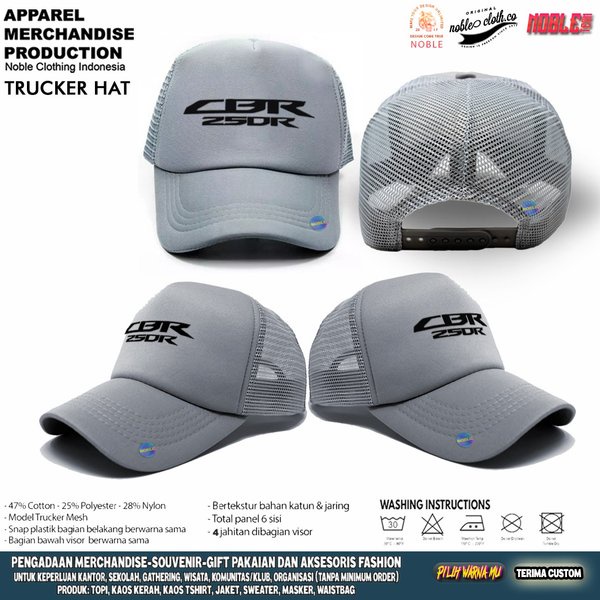 TOPI JARING TRUCKER  MOTOR    MOTOR HONDA CBR 250   -