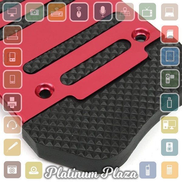 Cover Aluminium Pedal Gas Mobil - XB-373 - Red`7EFAIK-