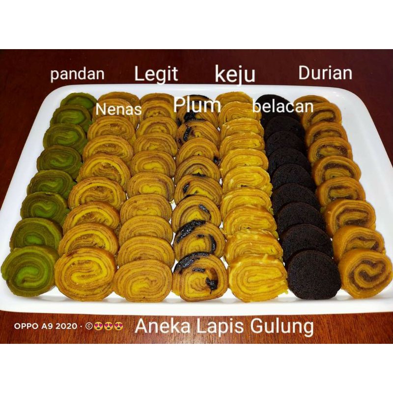 Lapis legit Wysman mix Gulung , Lapis susu , Lapis Plum, Kue lapis khas singkawang