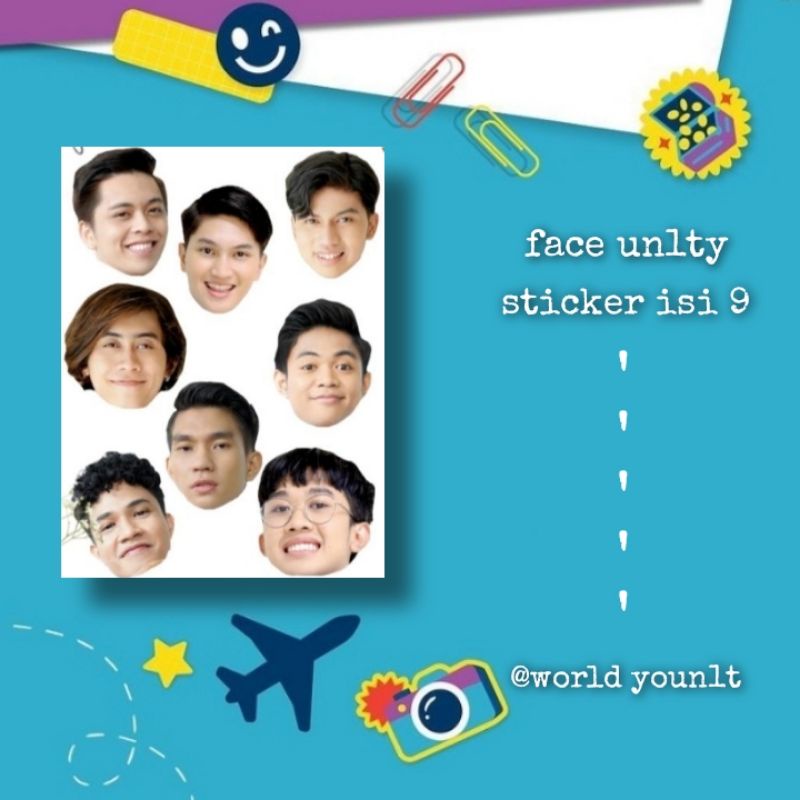 STICKER FACE UN1TY