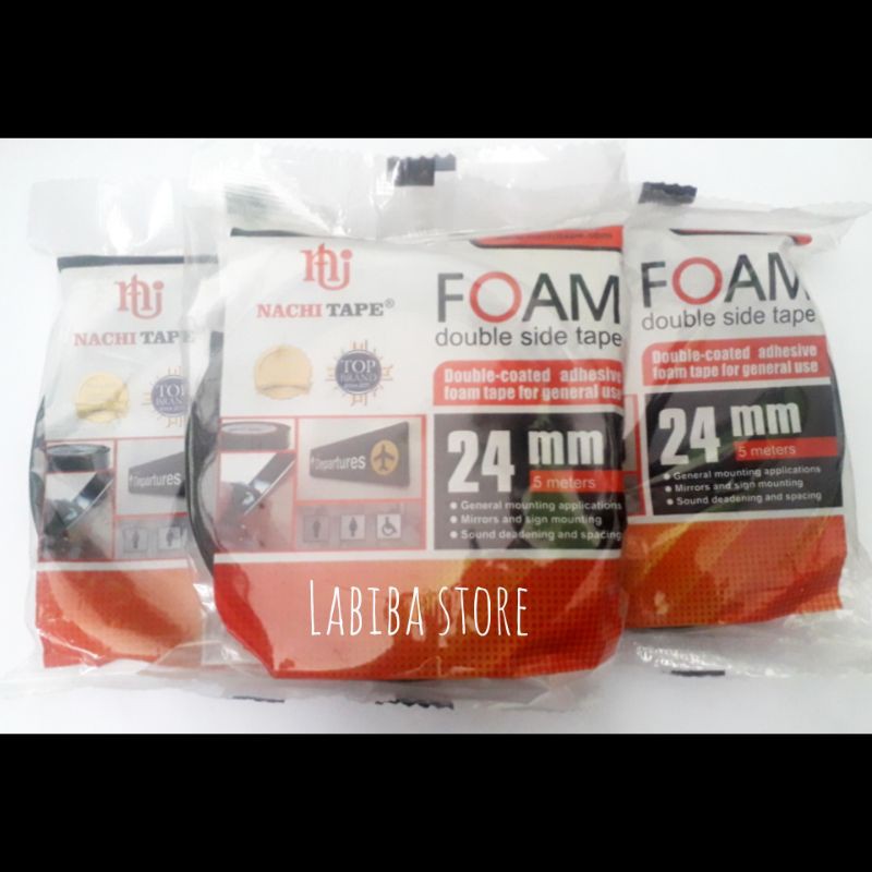 

Double tape foam