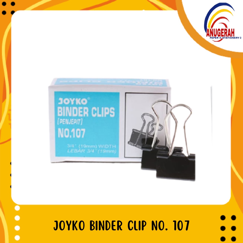 

JOYKO BINDER CLIP NO. 107 (PCS)