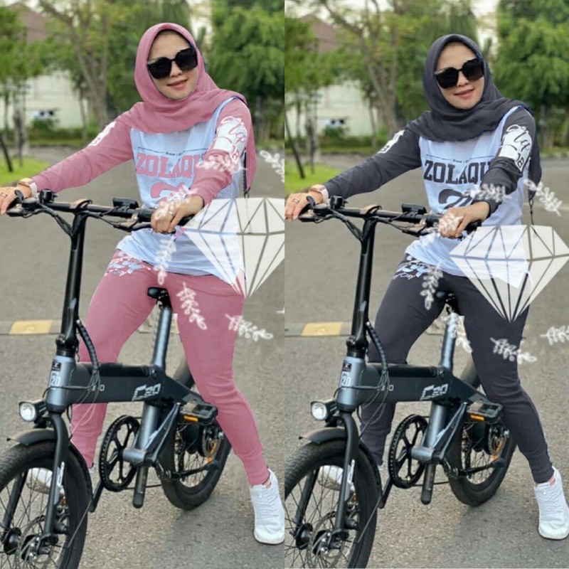 SET GOWES ZLQ EVERYDAY READY 8W / TRAINING SET MONIC / PAKAIAN WANITA / SETELAN MUSLIM WANITA