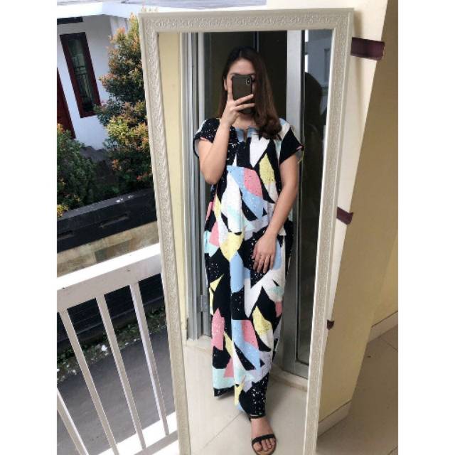 Daster sematakaki bahan rayon premium LD 120