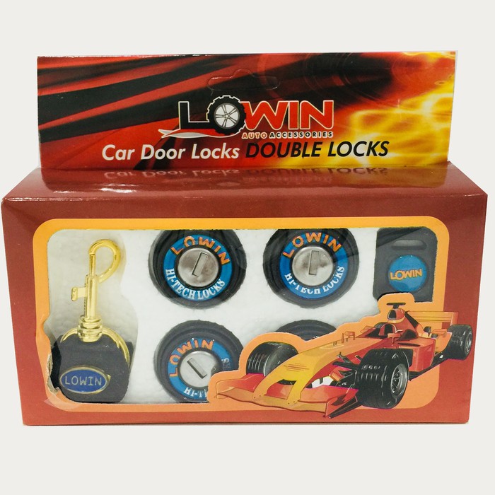 DOOR LOCK / PENGUNCI PINTU MOBIL LOWIN 4D FLAT