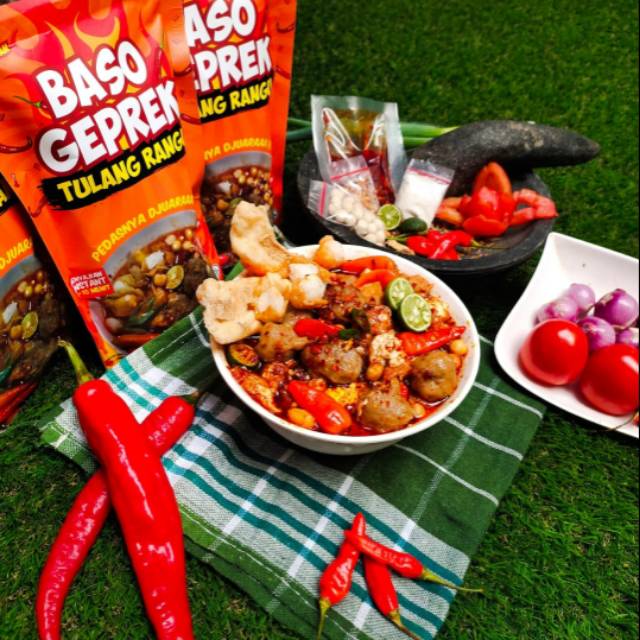 

Baso geprek tulang rangu