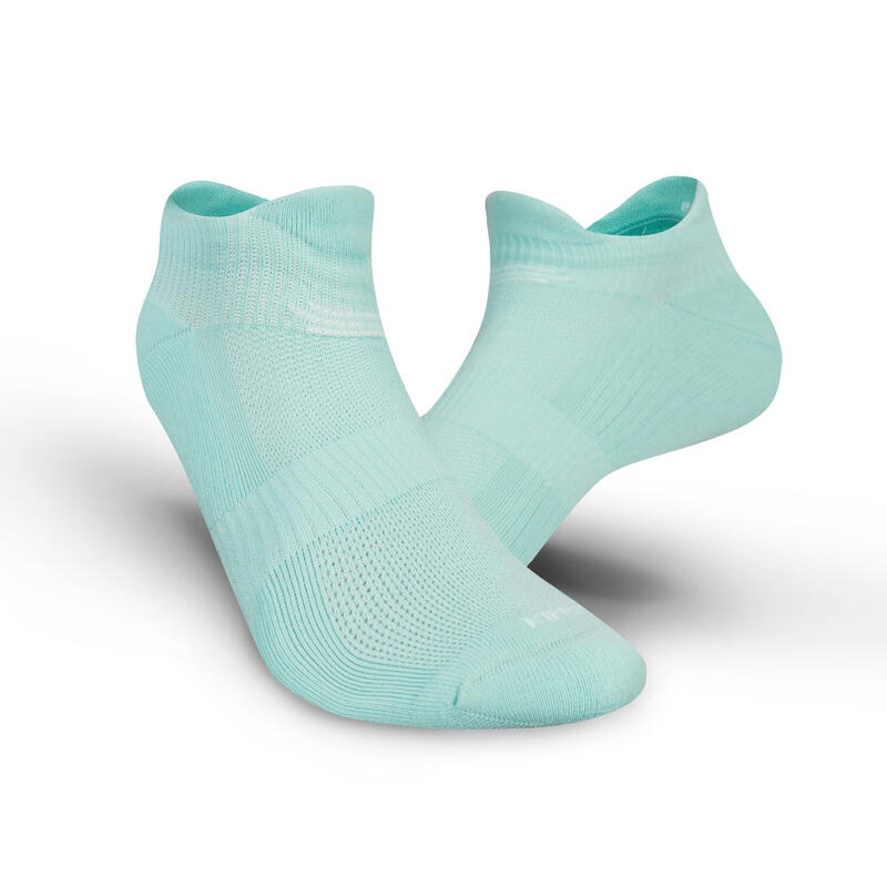 KIPRUN Run 500 Kaos Kaki Halus Tidak Terlihat Olahraga Lari Unisex Isi 2 Pack