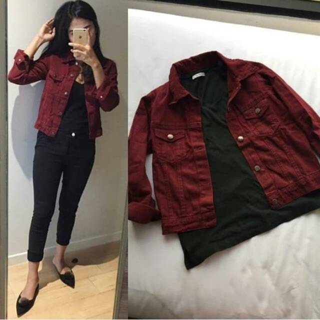 levi's maroon jacket