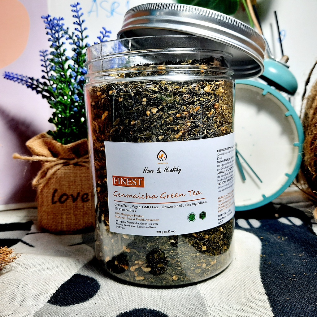 

Botanica Genmaicha Ocha Uji Kyoto Ceremonial Grade 250 gr - 1 Kg / Teh Hijau Genmaicha Kyoto Import